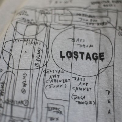 画像2: LOSTAGE / TOUR EQUIPMMENT T-SHIRT ( GRAY )