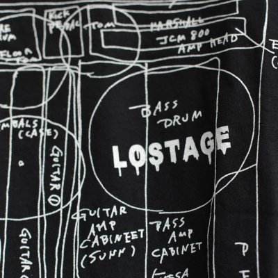 画像2: LOSTAGE /  TOUR EQUIPMENT T-SHIRT (BLACK)