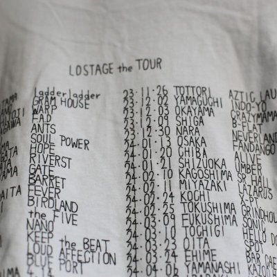 画像4: LOSTAGE /  PILGRIM TOUR T-SHIRT (WHITE)