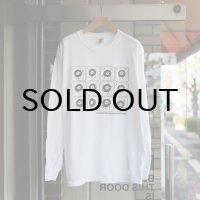 THROAT RECORDS / 12th ANNIVERSARY L/S T-SHIRT ( WHITE )