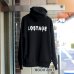 画像1: LOSTAGE / LOGO ZIP-UP Hoodie ( BLACK ) (1)