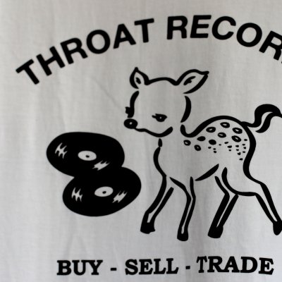 画像2: THROAT RECORDS / DEER T-SHIRT (WHITE)