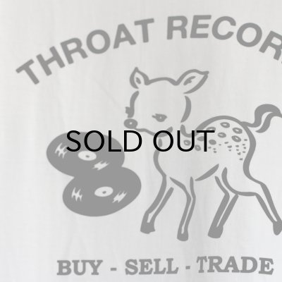 画像2: THROAT RECORDS / DEER T-SHIRT (WHITE)