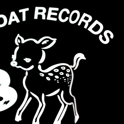画像2: THROAT RECORDS / DEER T-SHIRT (BLACK)