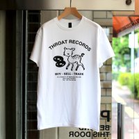 THROAT RECORDS / DEER T-SHIRT (WHITE)