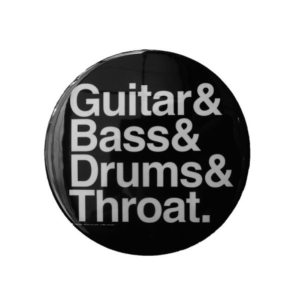 画像2:  THROAT RECORDS / BADGE 76mm  (2)