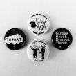 画像2:  THROAT RECORDS / BADGE SET 24mm × 4 (2)