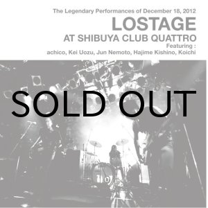 画像: LOSTAGE / LOSTAGE AT SHIBUYA CLUB QUATTRO ( CD )