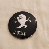 画像: LOSTAGE / ILLUSTRATION BIG BADGE (BLACK)