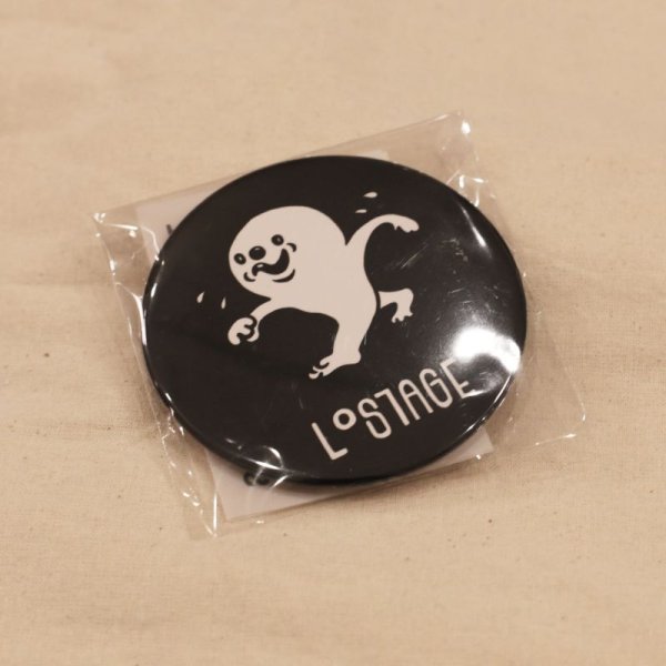 画像3: LOSTAGE / ILLUSTRATION BIG BADGE (BLACK) (3)