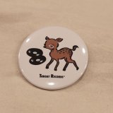 画像: THROAT RECORDS / DEER BIG BADGE (WHITE)