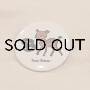 画像: THROAT RECORDS / DEER BIG BADGE (WHITE)