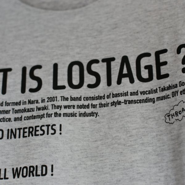 画像2: LOSTAGE /  WHAT IS LOSTAGE ? L/S T-SHIRT (ASH) (2)