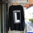 画像1: LOSTAGE /  L LOGO L/S T-SHIRT (BLACK) (1)