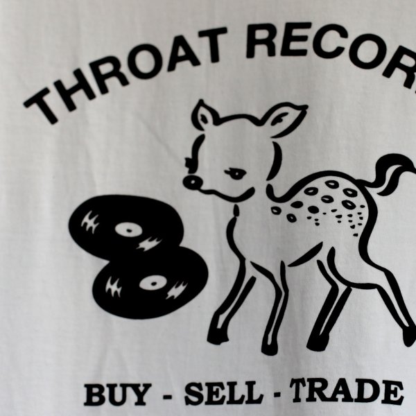 画像2: THROAT RECORDS / DEER T-SHIRT (WHITE) (2)