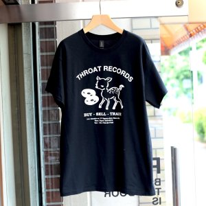 画像: THROAT RECORDS / DEER T-SHIRT (BLACK)