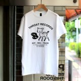 画像: THROAT RECORDS / DEER T-SHIRT (WHITE)
